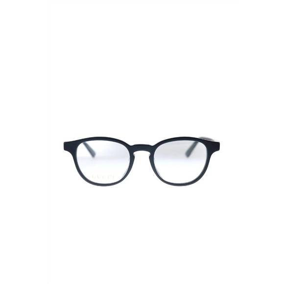 NEW GUCCI round acetate eyeglasses in black - Picture 2 of 3